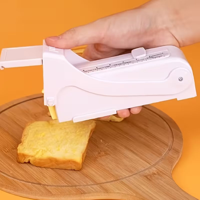 Butter Cheese Slicer White Non-Slip Design Easy Clean Kitchen Baking Tool