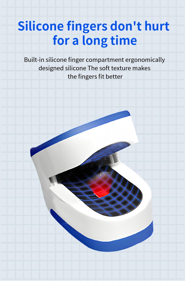 Fingertip Pulse Oximeter Blood Oxygen Spo2 Heart Rate Monitor LED Display Portable Finger Clip