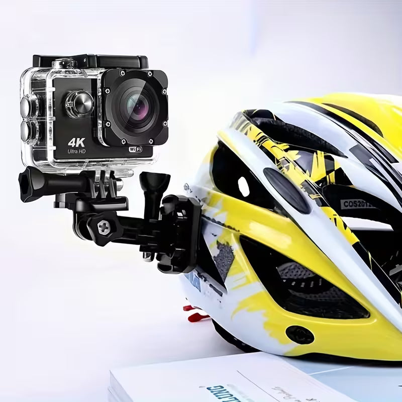 4K Action Camera 170° WiFi Remote Control Sports Camcorder With 32GB Card & Helmet Mount Kit