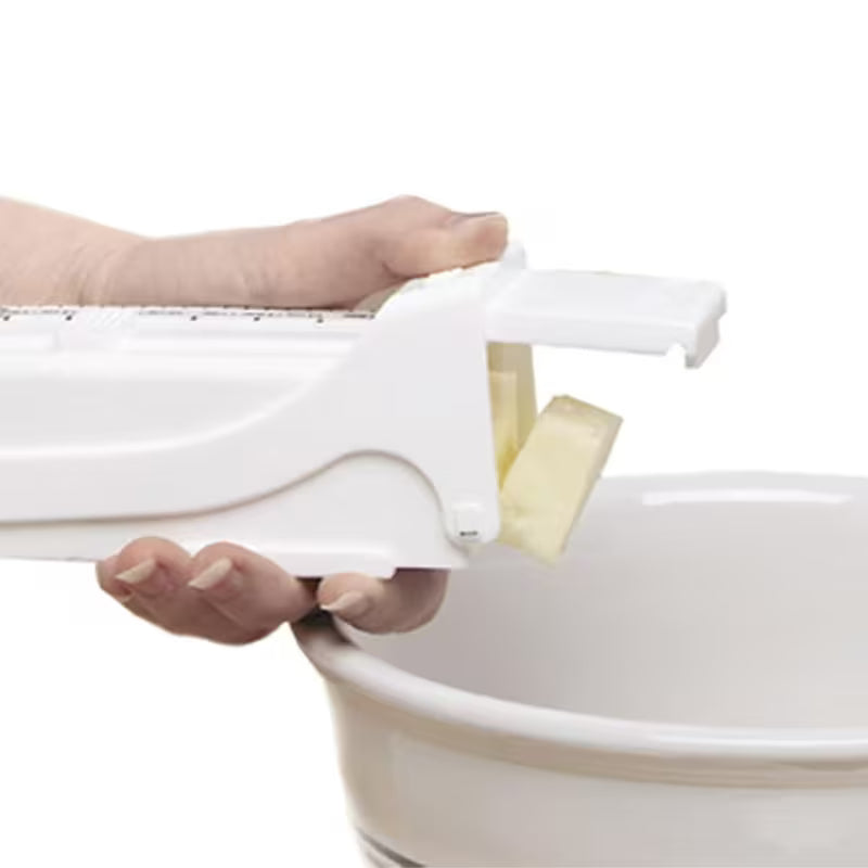 Butter Cheese Slicer White Non-Slip Design Easy Clean Kitchen Baking Tool