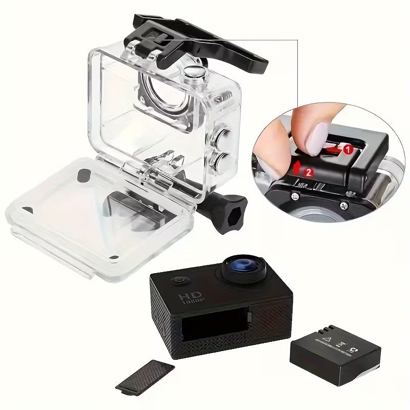 4K Action Camera 170° WiFi Remote Control Sports Camcorder With 32GB Card & Helmet Mount Kit
