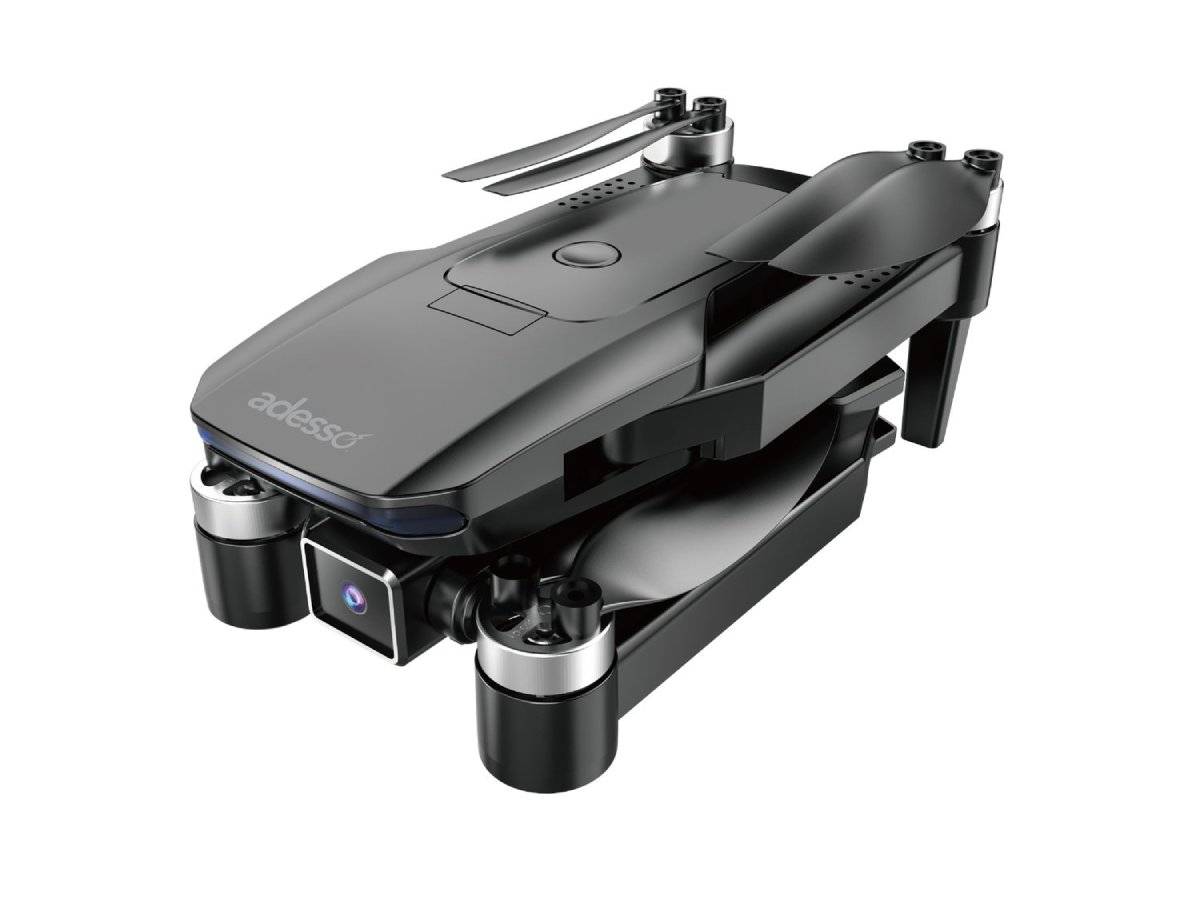 Adesso CyberDrone X3 2K FPV Camera Drone With Gimbal 16 Min Flight Time 300M Range Black