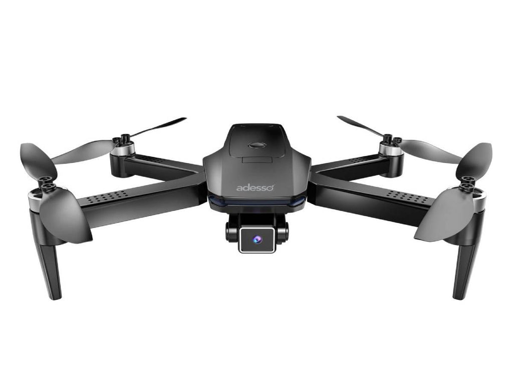 Adesso CyberDrone X3 2K FPV Camera Drone With Gimbal 16 Min Flight Time 300M Range Black