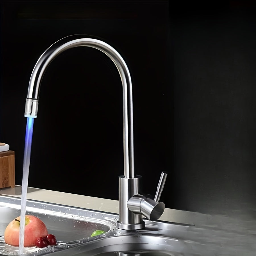 Temperature-Sensitive Faucet Light LED Multicolor Touch Activated for Kitchen Bathroom