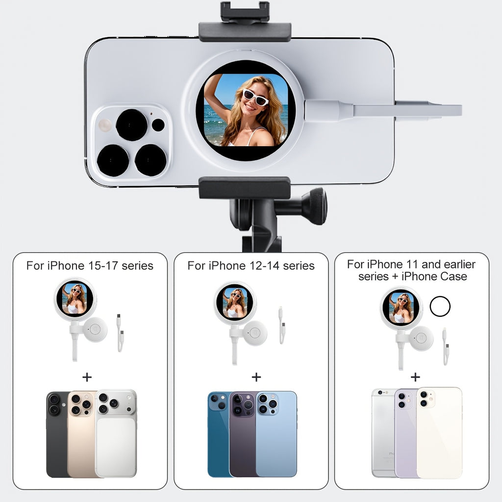 Phone Screen Monitor For Rear Camera Selfies Vlogging