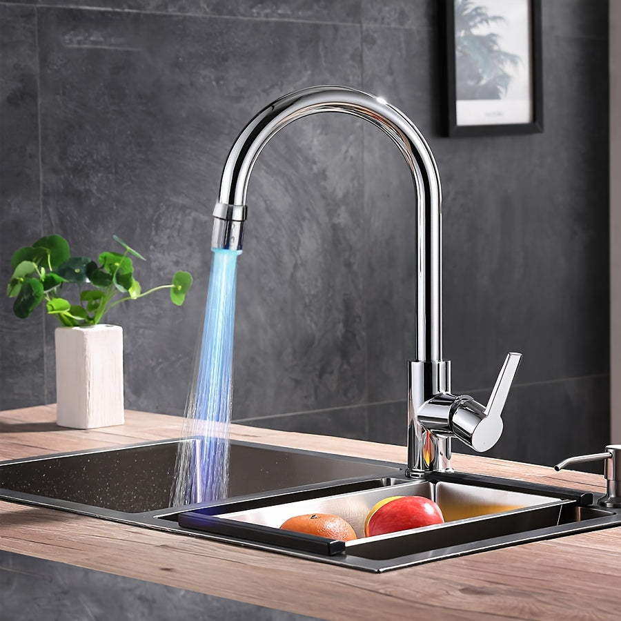 Temperature-Sensitive Faucet Light LED Multicolor Touch Activated for Kitchen Bathroom