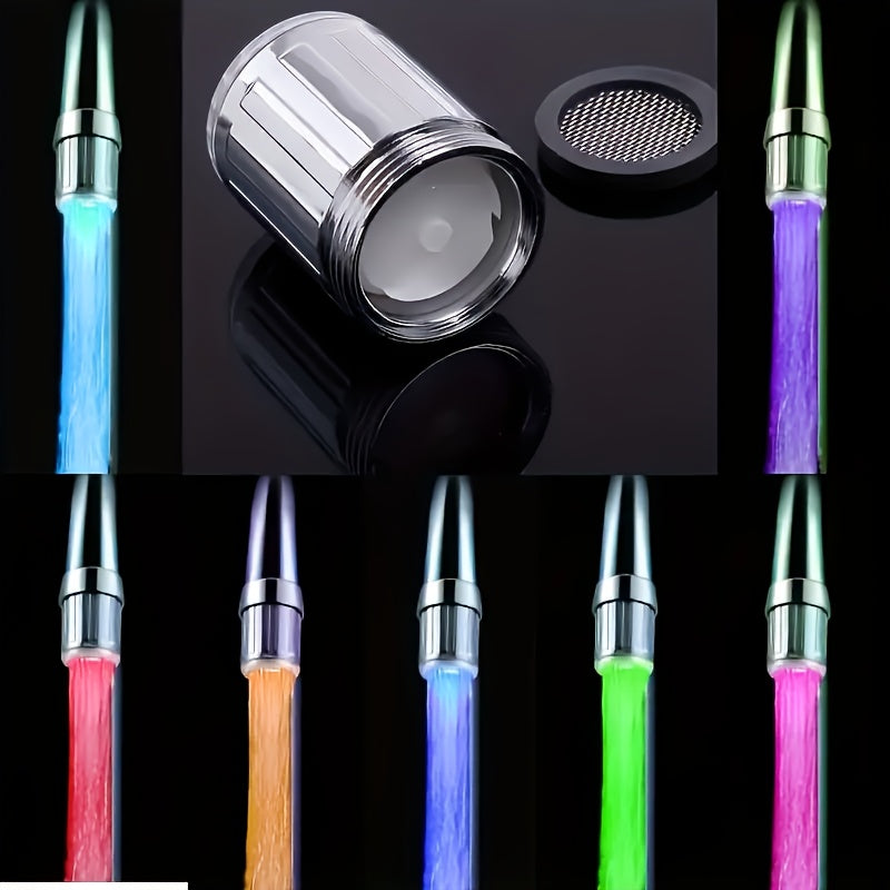 Temperature-Sensitive Faucet Light LED Multicolor Touch Activated for Kitchen Bathroom
