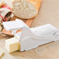 Butter Cheese Slicer White Non-Slip Design Easy Clean Kitchen Baking Tool