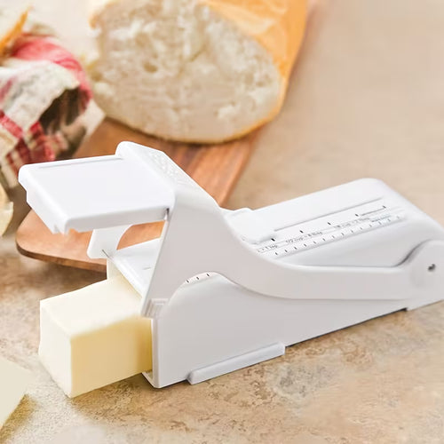 Butter Cheese Slicer White Non-Slip Design Easy Clean Kitchen Baking Tool