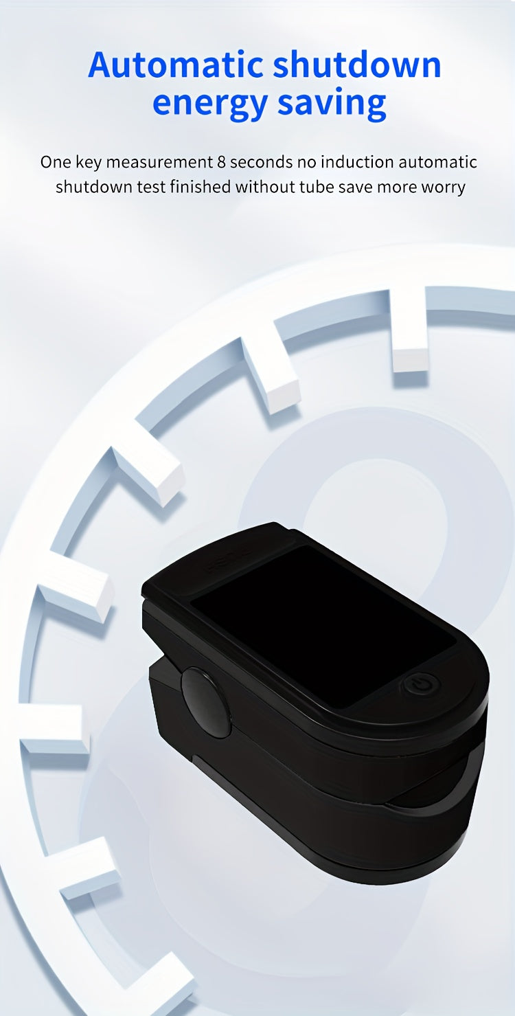 Fingertip Pulse Oximeter Blood Oxygen Spo2 Heart Rate Monitor LED Display Portable Finger Clip