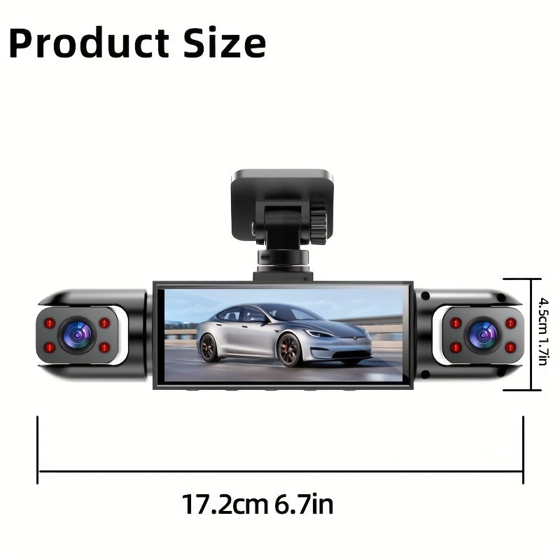 360° Panoramic 3/4 Lens Channel 1080P HD Ultimate Safety Dash Cam Set